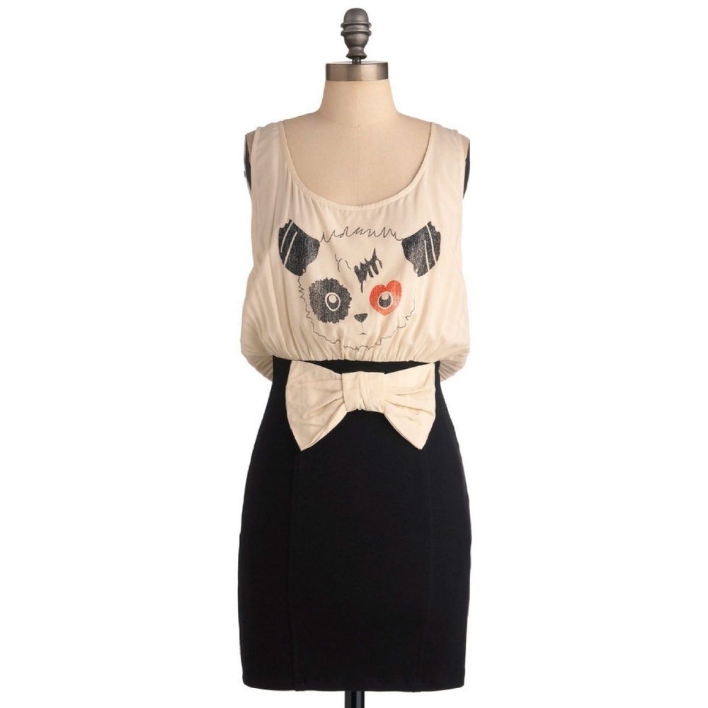 Modcloth Panda Panache Dress size Large